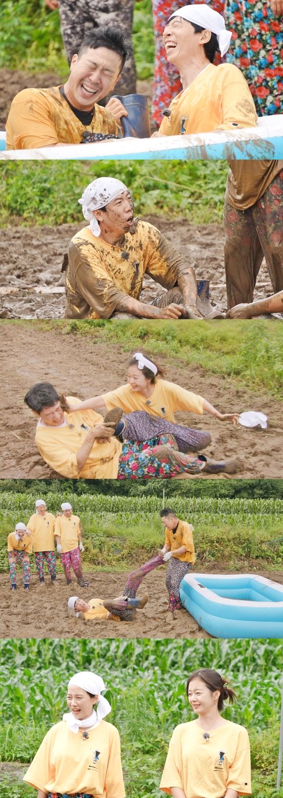 '예능 형제' 19년 우정 <b>유재석</b>, 하하의 진흙 튀기 명승부
