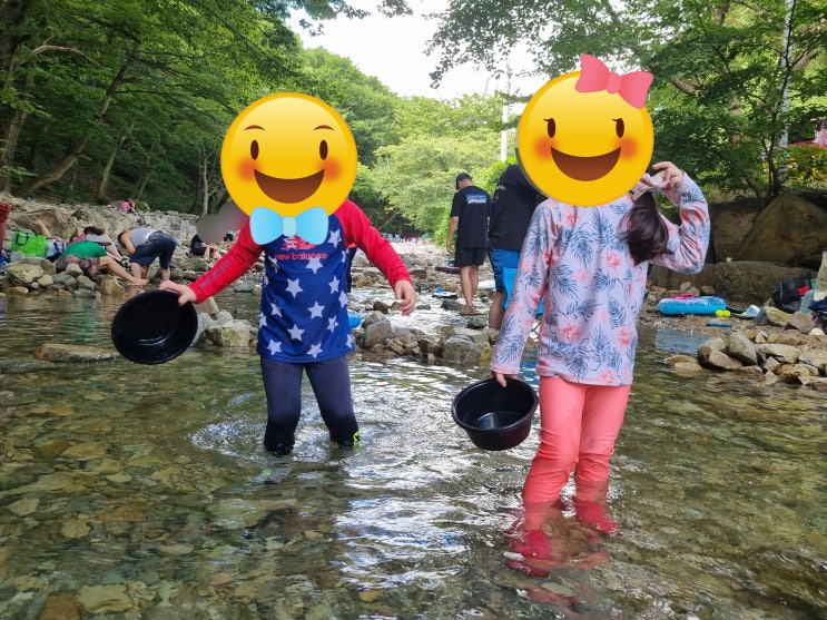 기장 장안사계곡 물놀이 스팟 텐트 치기 좋은 명당자리
