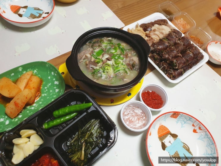 순대국밥 맛집 백년가게 평양아바이순대국밥 밀키트 야무지군요