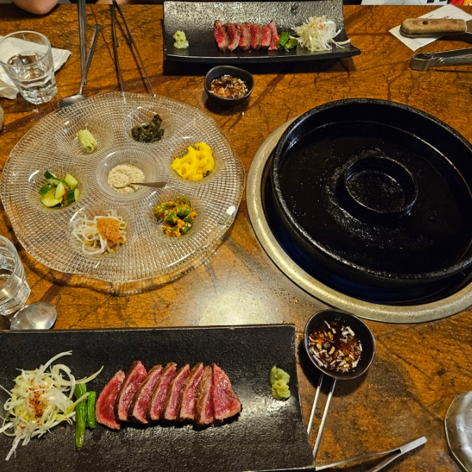  롯데타워 맛집 도쿄등심 잠실점 잠실 한우 디너 C코스 서울 소고기 오마카세 100일 데이트