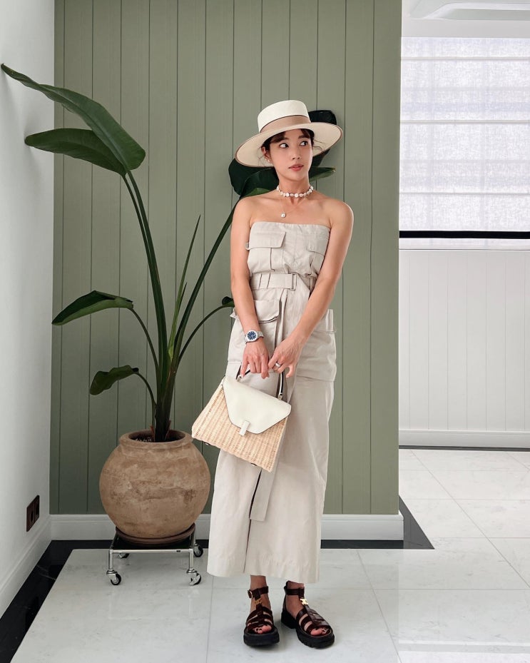 이미 품절 기은세의 자라 린넨 블렌드 카고 점프수트 정보 LINEN BLEND CARGO JUMPSUIT