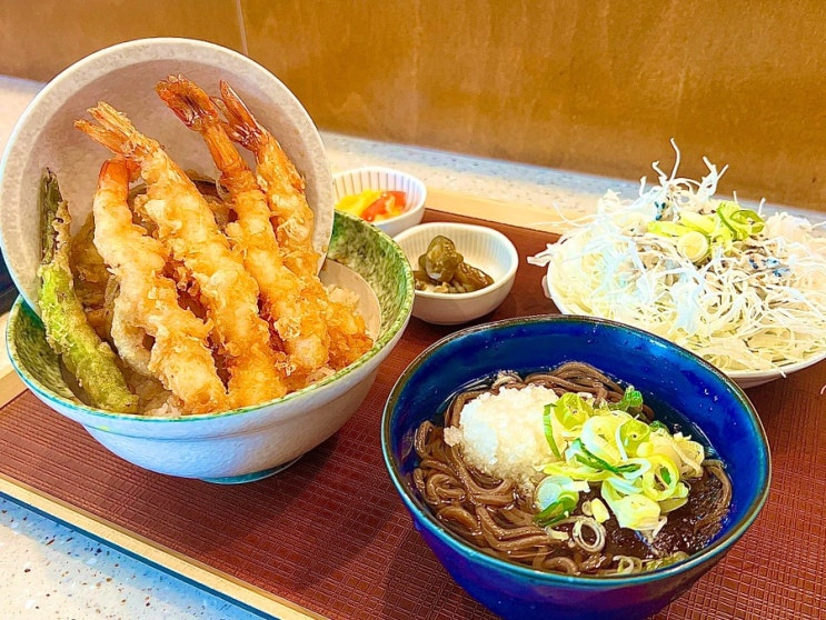  미사리 맛집 혼밥가능 텐동정식 미사 롯데시네마 맛집 : ) 부자텐동