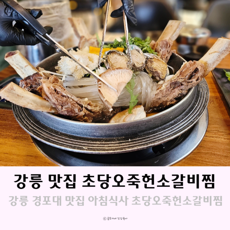 강릉 경포대 맛집 세인트존스호텔 아침식사 초당오죽헌소갈비찜