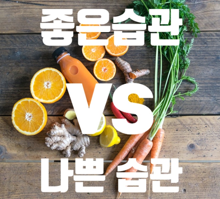  습관의 구성요소 좋은습관과 나쁜 습관