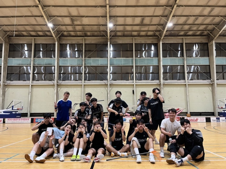  [부산 플로어볼] 부산 페가수스 플로어볼 팀 정기운동 Busan Pegasus floorball team exercise