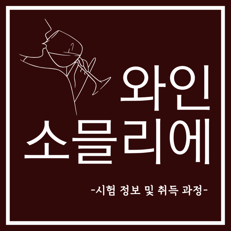 와인소믈리에 자격증 시험 정보 및 취득 과정 (+ 진로 및 전망)