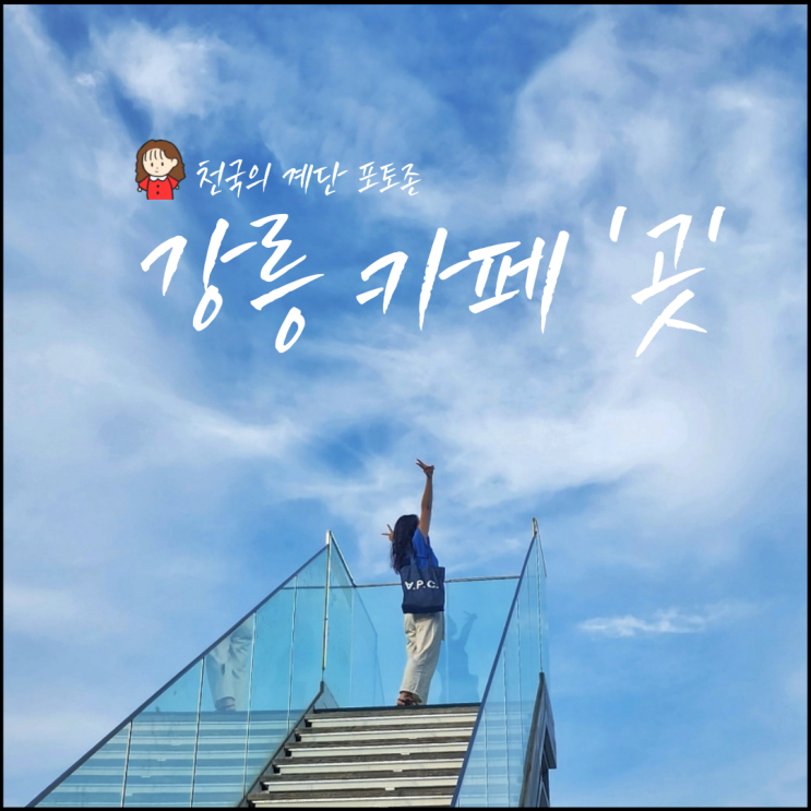  강원도 강릉 오션뷰 카페 곳(천국의계단 포토존)
