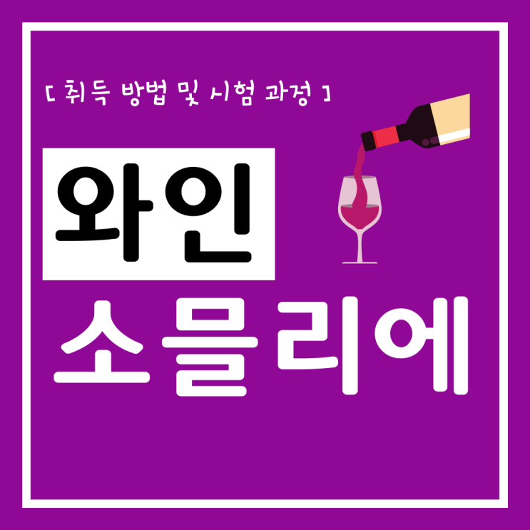 와인소믈리에 자격증 취득 방법 및 시험 과정(학습 노하우와 전망)