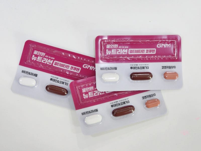 GNM 올인원뉴트리션멀티비타민코큐텐 하나면 코큐텐 + 루테인 + rTG오메가3 까지 한번에 해결!!