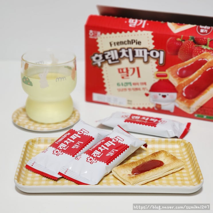해태 후렌치파이 딸기 칼로리 과자 추천 해태 후렌치파이 딸기 칼로리 과자 추천