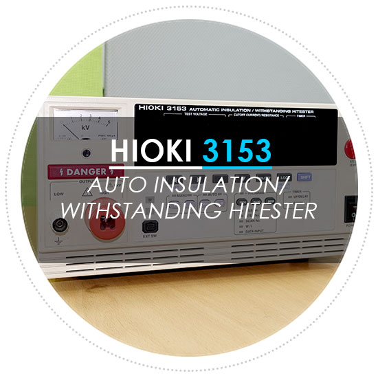 히오키/Hioki 3153 자동절연/내전압 시험기 Auto Insulation /Withstanding Hitester