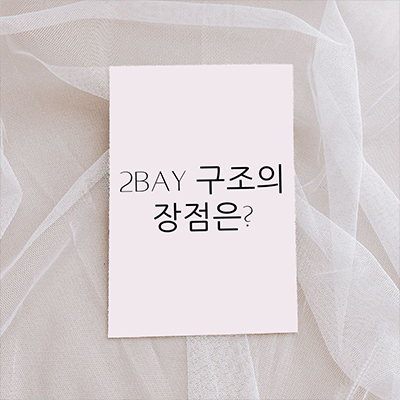  2Bay 구조의 장점은 뭐가 있을까?