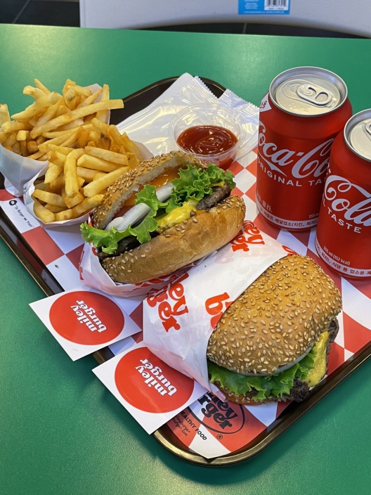  댕리단길 맛집 안양 수제버거 원탑 마일리버거 Miley burger
