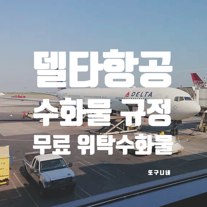  Delta 델타항공 수화물 규정, 무료 위탁 수화물 개수, 수하물 추가 비용