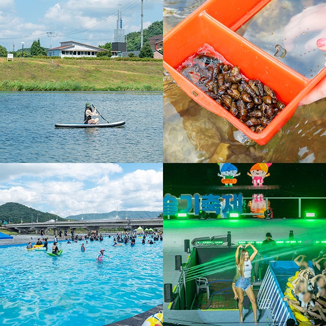 철원 가볼만한곳 화강 다슬기축제 강원도 당일치기 여름물놀이축제 추천