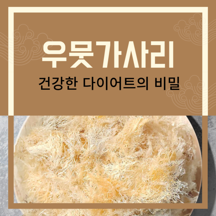  우뭇가사리 다이어트 요리법 묵밥이 잘어울려!