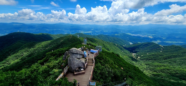  경남 함양 가볼만한곳 대봉산 등산코스 모노레일 예약