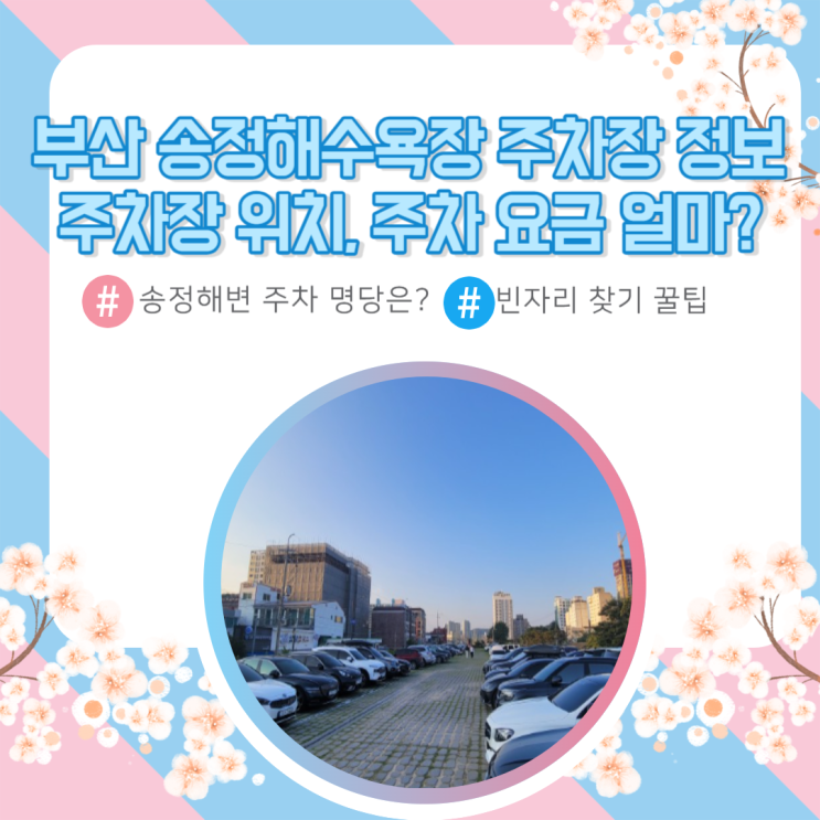  송정해수욕장 주차 명당 정보 꿀팁 모음