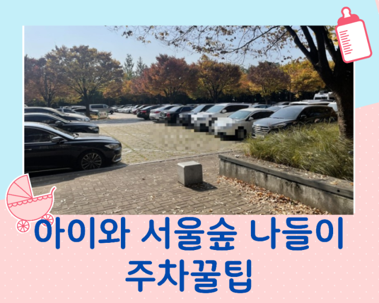  서울 아이와 갈만한곳 서울숲 주차꿀팁