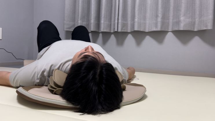  목마사지 등마사지기계 멜킨 허리안마기 스트레칭마사지기 안마매트