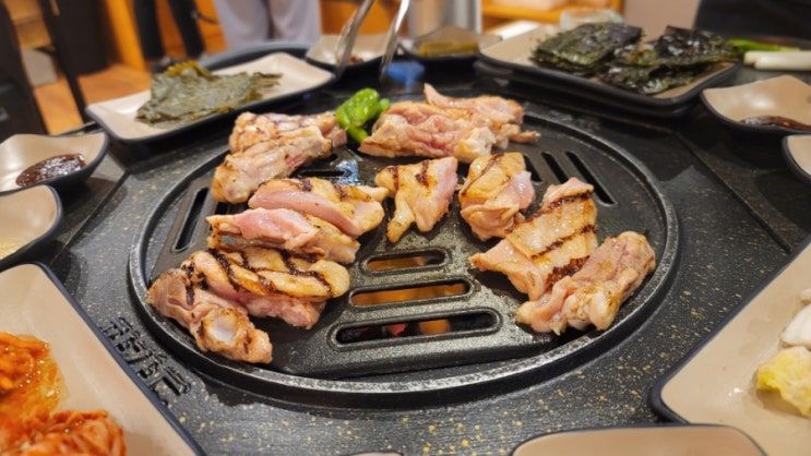 구미 옥계 맛집 숯불닭갈비가 끝내주는 깔끔한 술집 팔각도