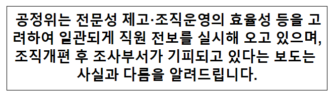 재취업 위해 ‘정책 부서’ 선택...공정위에 퍼진 ‘신분 세탁’ 분위기 기사 관련_(국민일보 8.9) 재취업 위해 ‘정책 부서’ 선택...공정위에 퍼진 ‘신분 세탁’ 분위기 기사 관련_(국민일보 8.9)