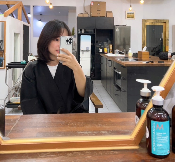  인천 부평 미용실 손상모 펌 잘하는 모리헤어 아뜰리에 c컬, s컬 후기(내돈내산)