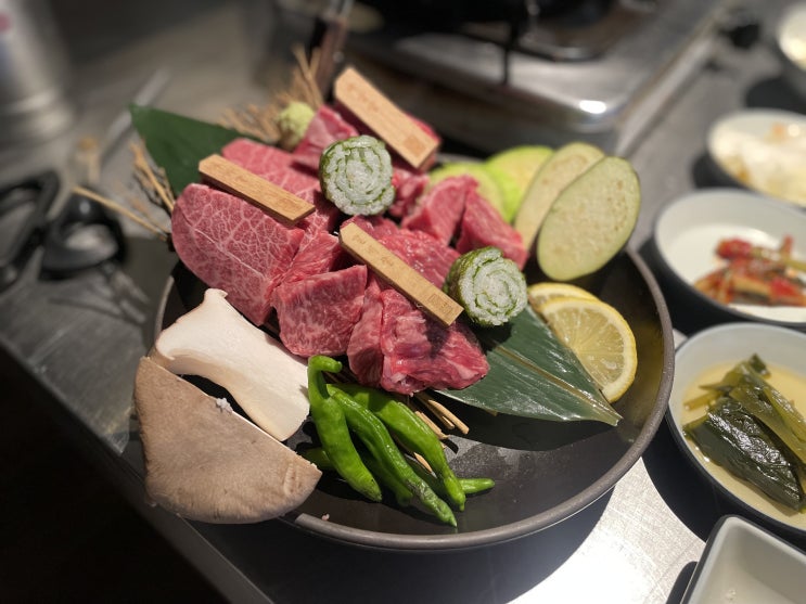  잠실 방이동 한우 오마카세집 : 소고기 야끼니꾸 와규 맛집 '금우도'