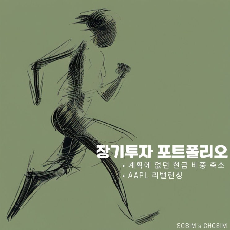  [장기투자포트폴리오] 23년 8월_현금 비중 변동