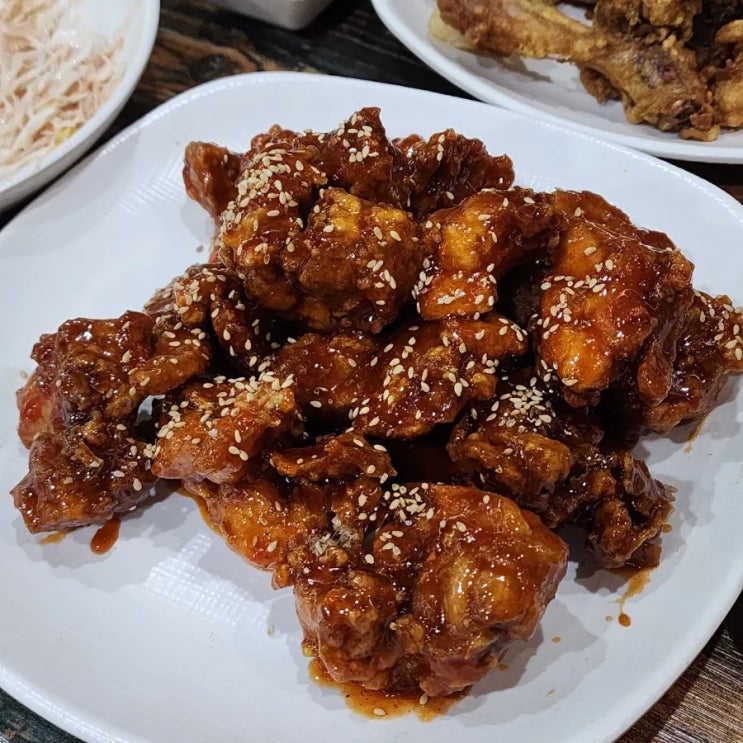  주월동 맛집 수일통닭 남구점 시장통닭 좋아요
