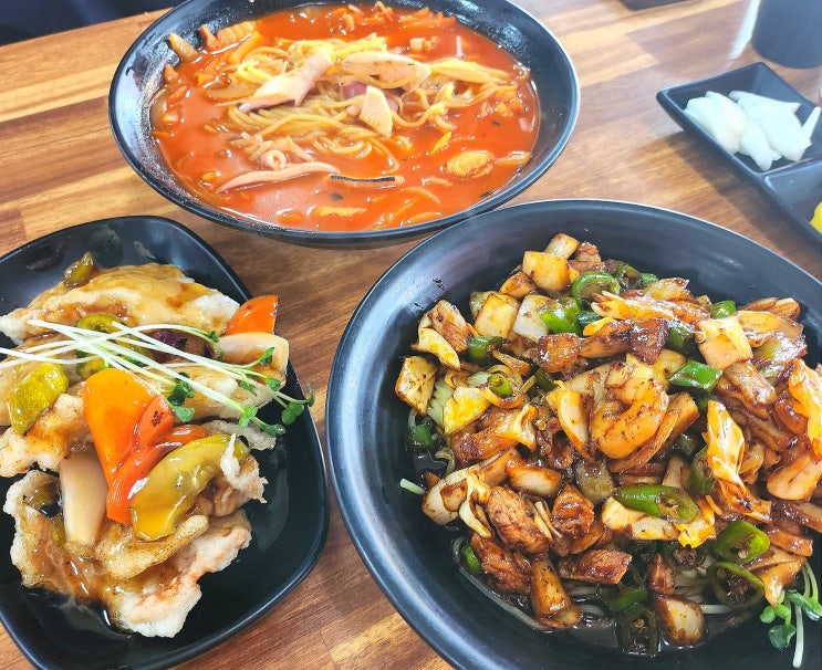  강화도 유명 맛집 '짬뽕강자' 고추간짜장, 해물짬뽕 후기!