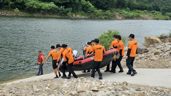 구례소방 개청준비단과 경찰, 관계기관 신속한 공동 대응으로 실종된 20대 남성 발견