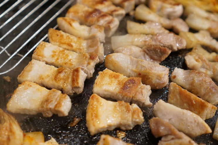 구디삼겹살맛집 월화식당 쫄깃한 솥뚜껑 삼겹살