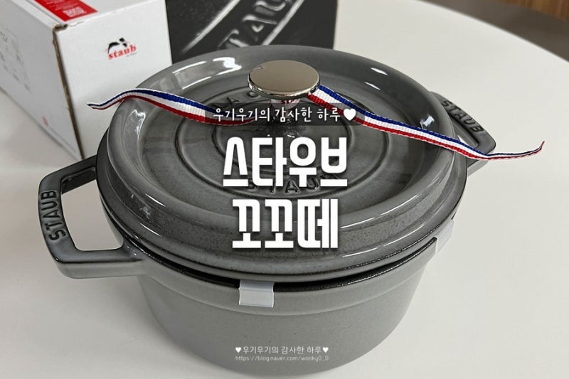 스타우브 꼬꼬떼 20 그레이 _ 사용 후기 (시즈닝, 세척, 보관법), 스타우브 뚜껑 까짐