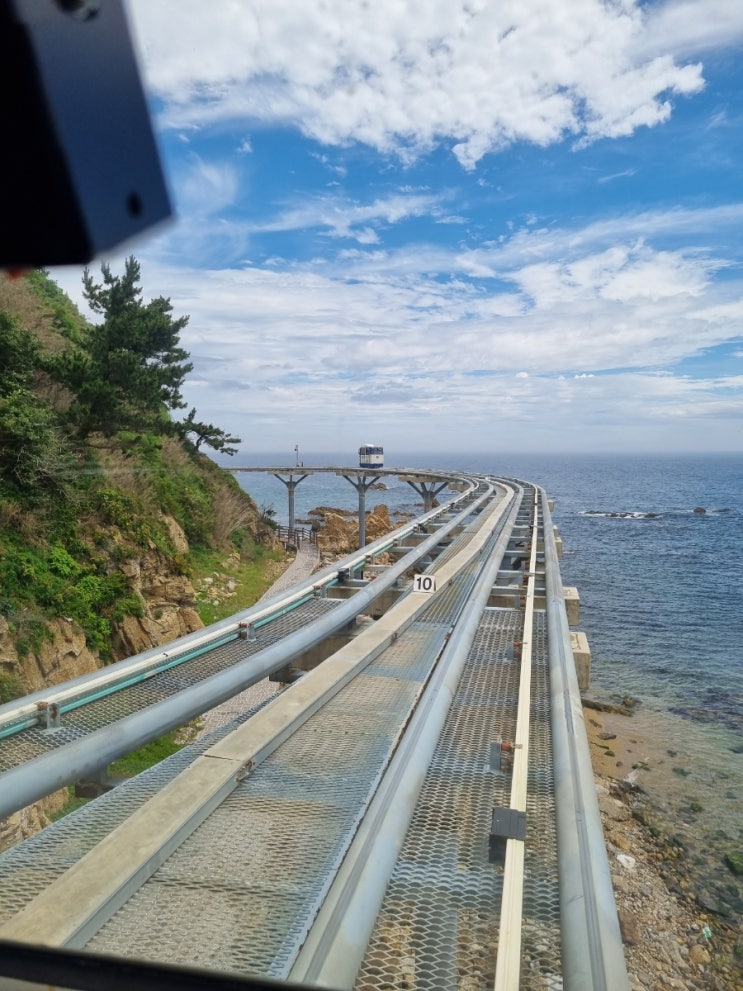 울진 죽변 해안 스카이레일 - 아이들과 가기 좋은 곳