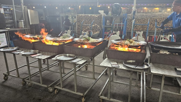  가평 맛집 유명산 흥부네 솥뚜껑 닭볶음탕