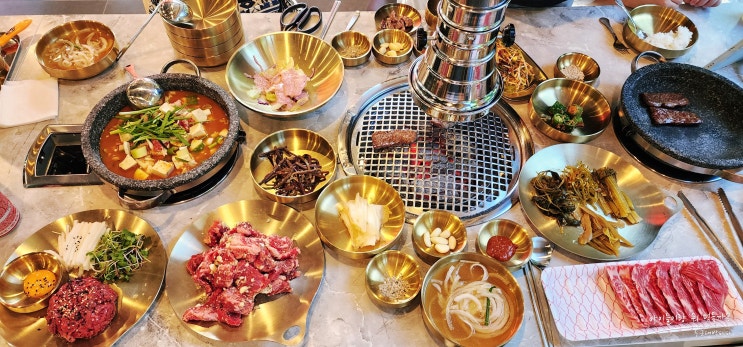  용인 가족모임 하기 좋은 신봉동 외식타운 맛집 고담 정육가든