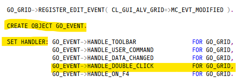  [율밥퍼] SAP ABAP - ALV HANDLE_DOUBLE_CLICK