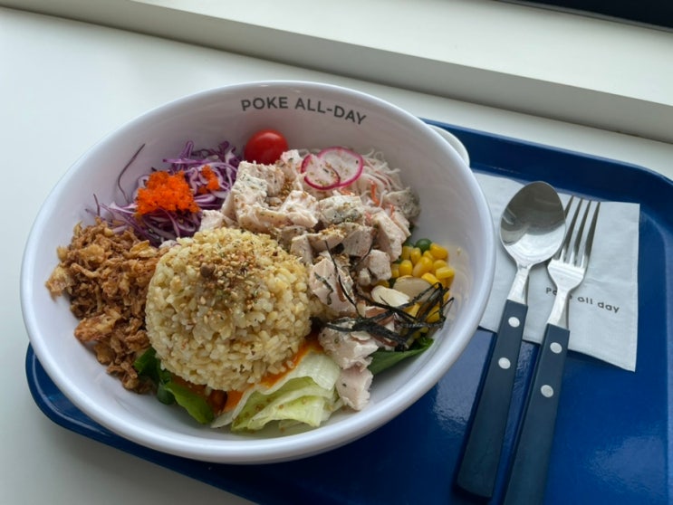  [송파나루역/송리단길] 샐러드 포케맛집 '올데이포케' 비건식 현미밥의 알찬 구성