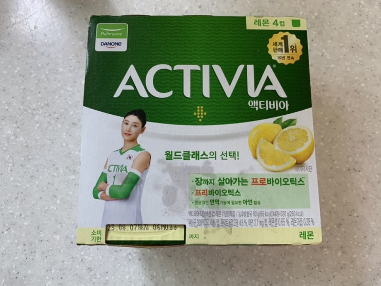 풀무원 다논 액티비아 더블액션 레몬 기분좋은 은은한 레몬맛이라 산뜻 취향저격 요거트맛 풀무원 다논 액티비아 더블액션 레몬 기분좋은 은은한 레몬맛이라 산뜻 취향저격 요거트맛
