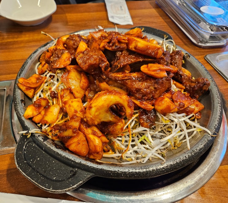  포항 오천 아리아 갑오징어 철판 불고기 솔직 후기-오천맛집/문덕맛집/등갈비