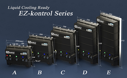  EZ-Kontrol PMSM Motor Controller 전력 범위 48-240Vdc / 400-2500Amps / 1-40KW