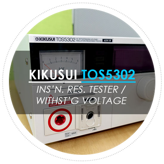  중고 AC 내전압, 절연저항 시험기 : 키쿠수이 KIKUSUI TOS5302 INSULATION RESISTANCE TESTER 계측기 판매 렌탈 대여