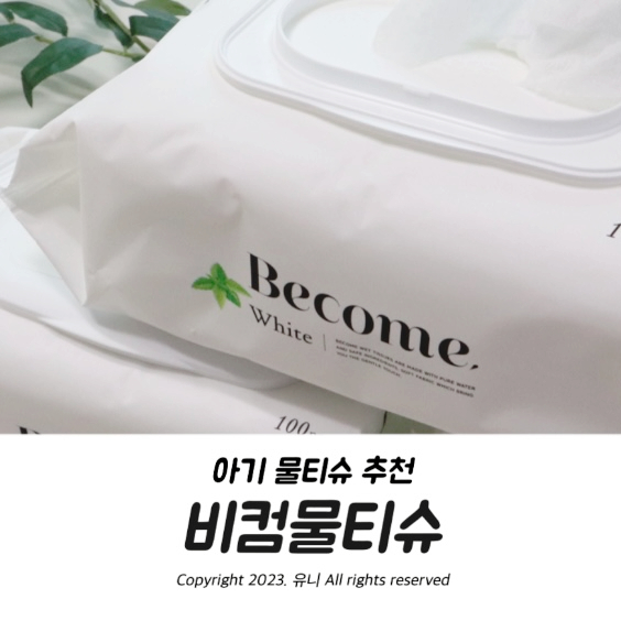  물티슈추천 24개월 아기물티슈로 사용한 비컴물티슈