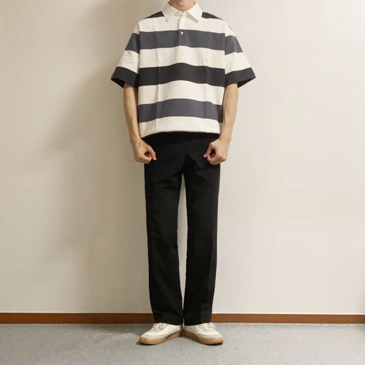 포터리 Short Sleeve Rugby TShirt, 포터리 럭비티셔츠 후기