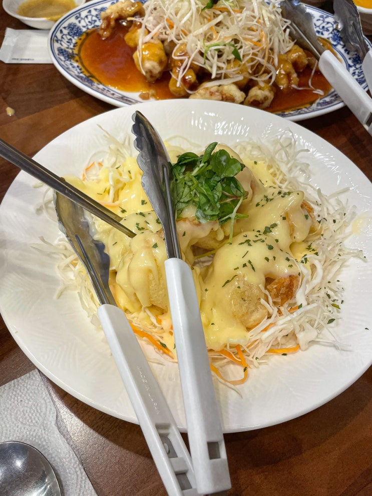  [강릉 중식 맛집] 리원 ㅣ 4인 중식 코스요리 내돈내산 솔직후기 (메뉴판o, 유산슬 크림탕수육 등)