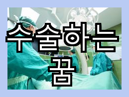 수술하는 꿈