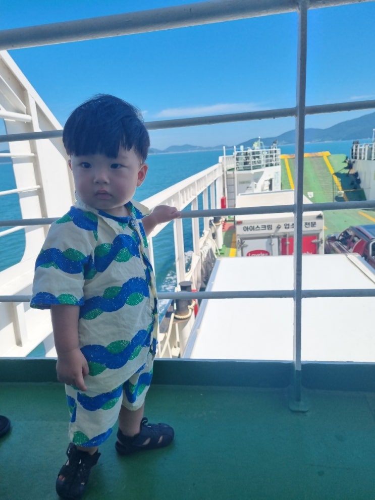  해쥬니와 첫 휴가 완도 금일도(17개월 아기와 배타고 바다/금일-당목항,약산)