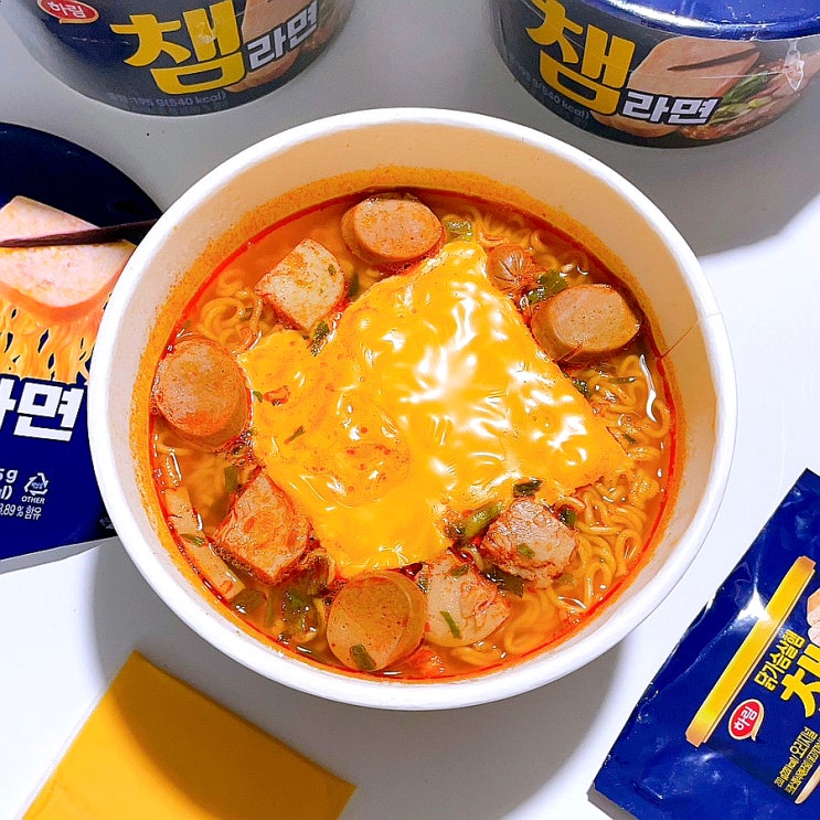 부대찌개라면 국물이 맛있는 편의점라면 챔라면 컵라면 추천