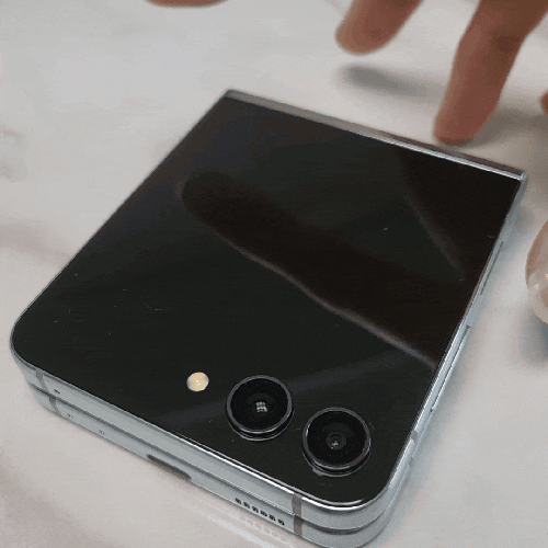 삼성 Galaxy Z Flip 5 민트색상 핸드폰 개봉기